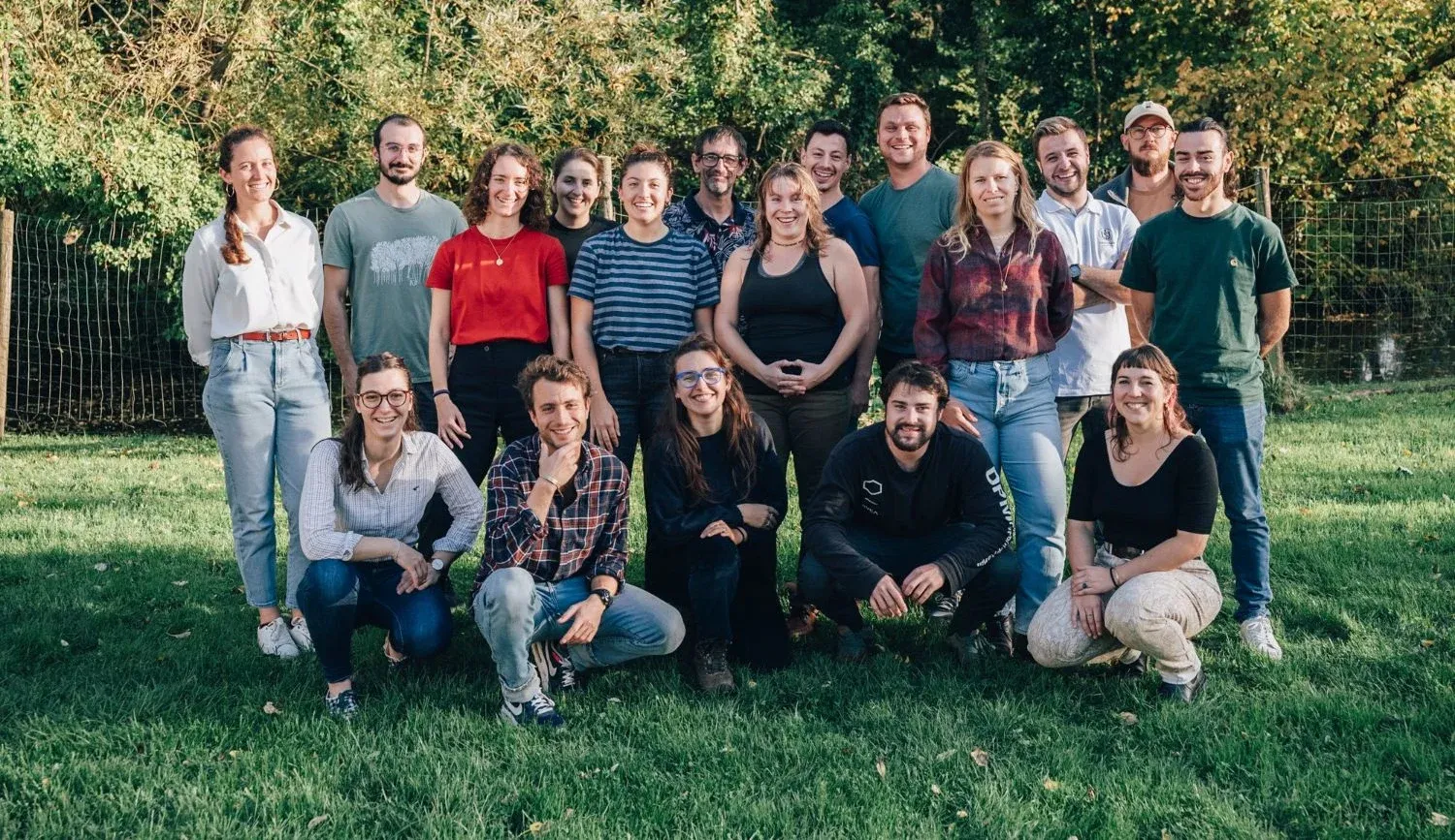 L'équipe de Forestons! en forêt